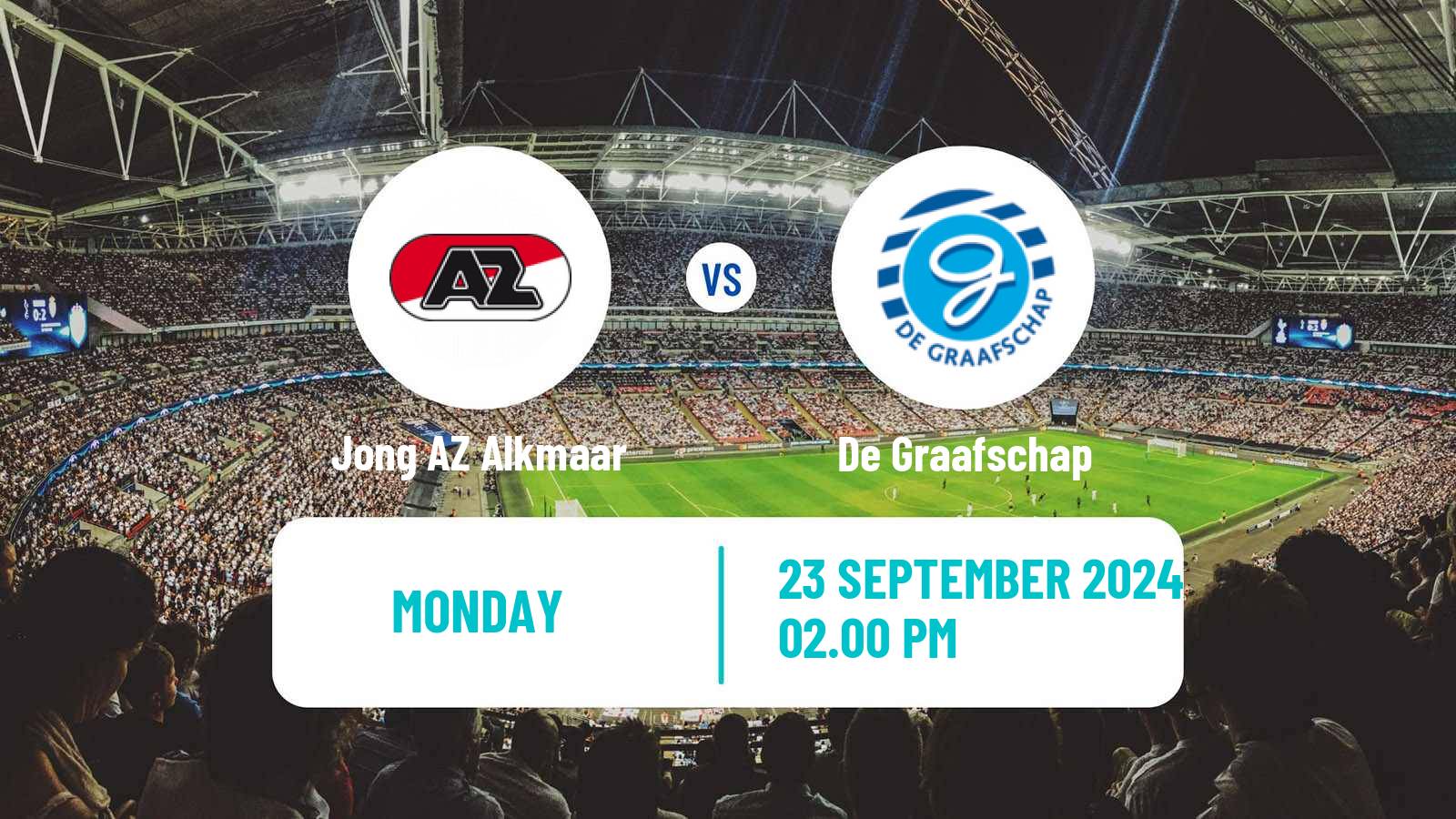 Soccer Dutch Eerste Divisie Jong AZ Alkmaar - De Graafschap