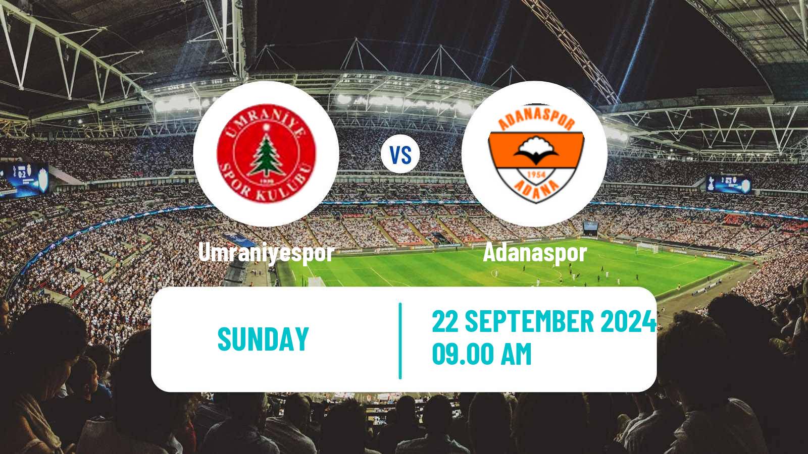 Soccer Turkish First League Umraniyespor - Adanaspor