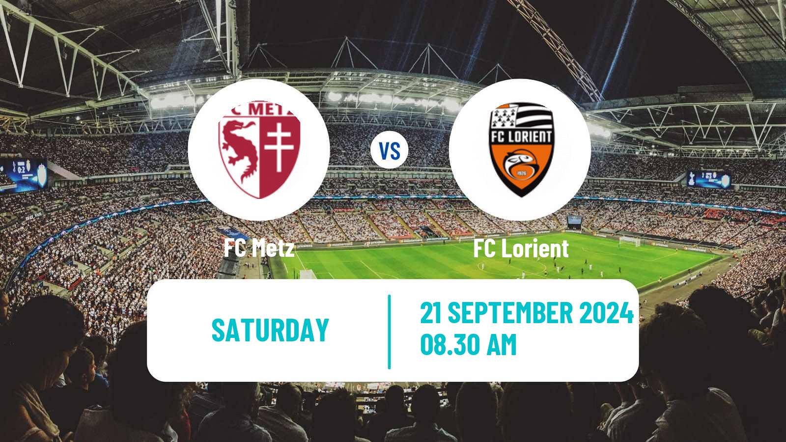 Soccer French Ligue 2 Metz - Lorient