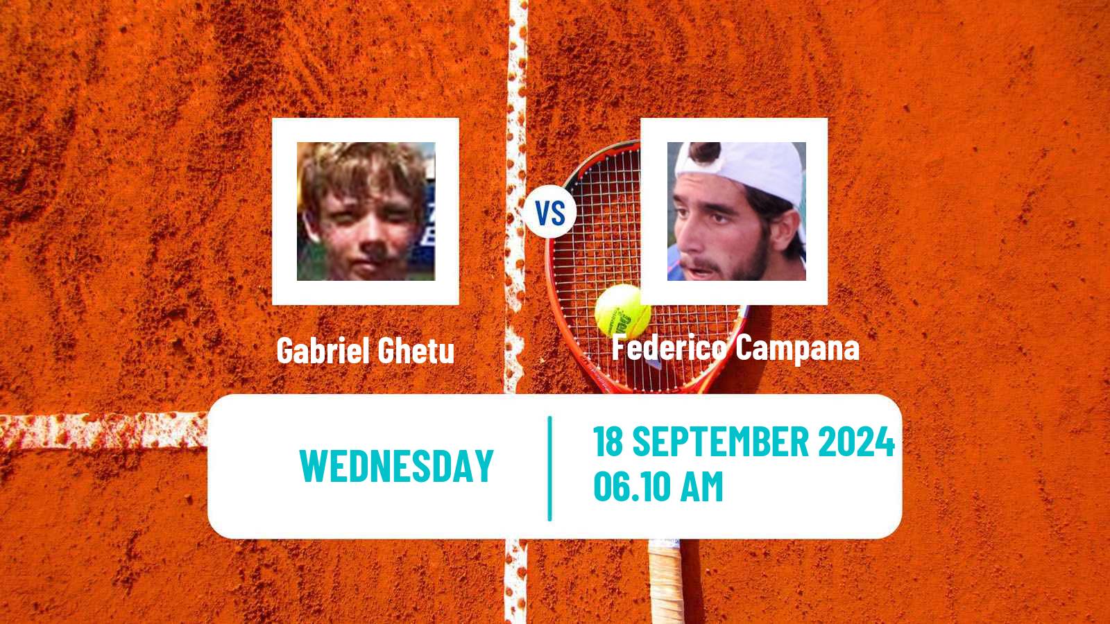 Tennis ITF M25 Satu Mare 2 Men Gabriel Ghetu - Federico Campana