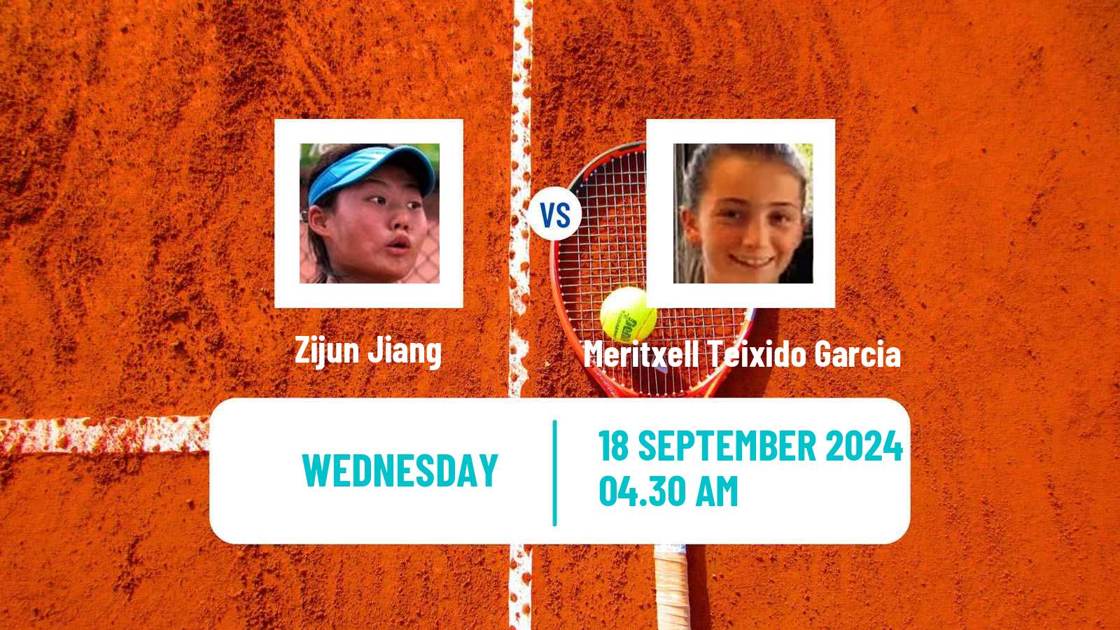 Tennis ITF W15 Ceuta Women Zijun Jiang - Meritxell Teixido Garcia