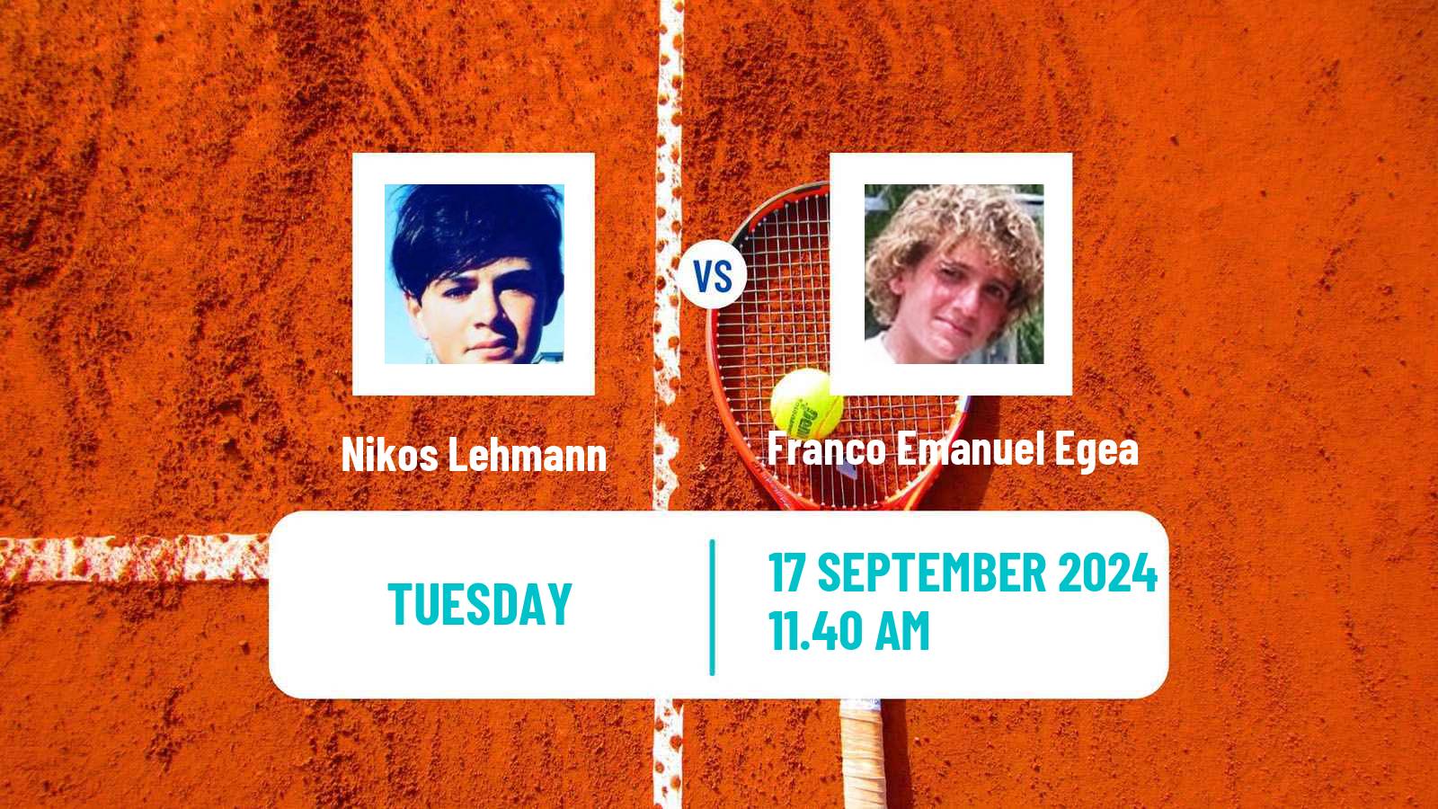 Tennis ITF M15 Asuncion Men Nikos Lehmann - Franco Emanuel Egea