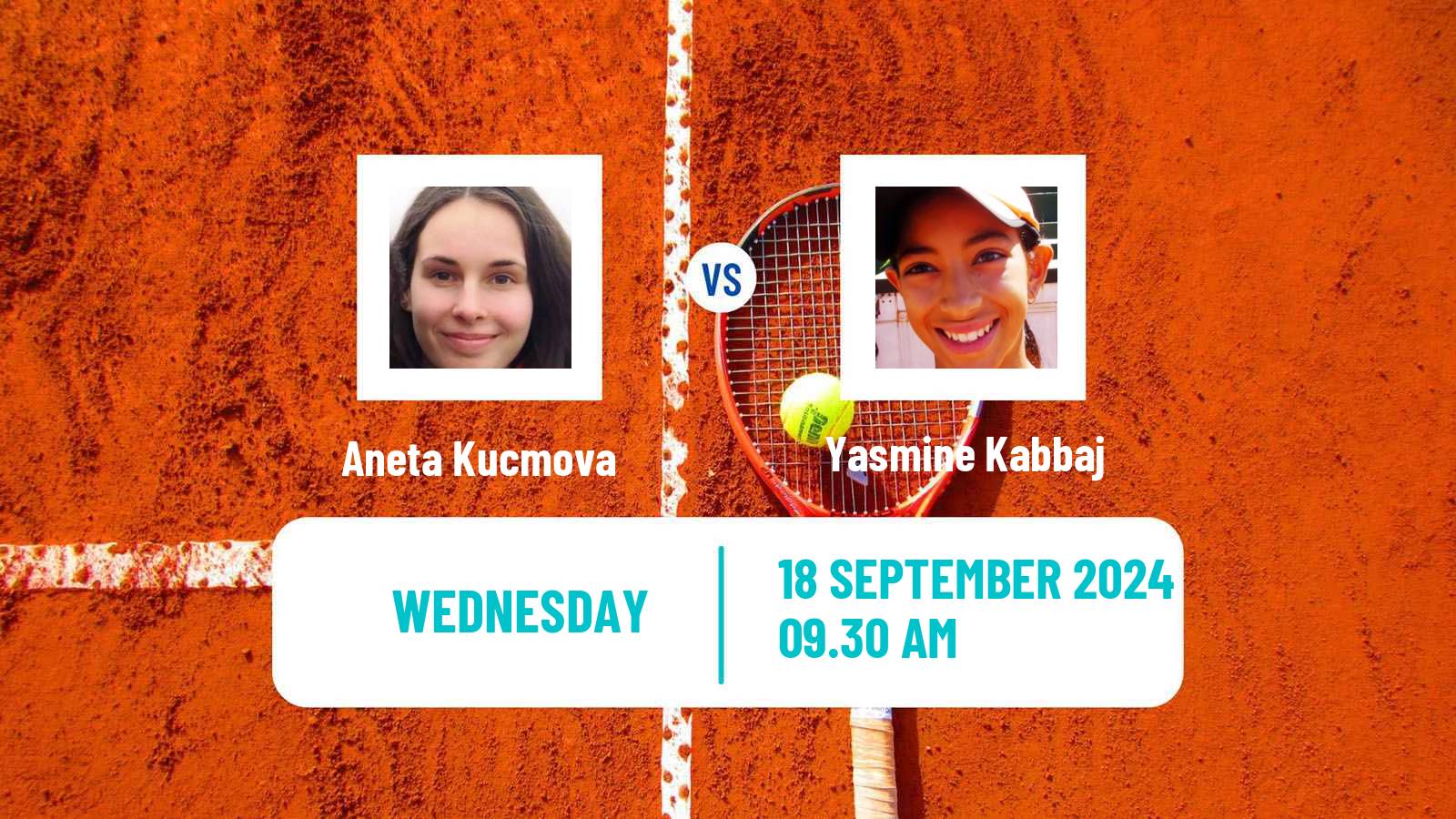 Tennis ITF W15 Nogent Sur Marne Women Aneta Kucmova - Yasmine Kabbaj