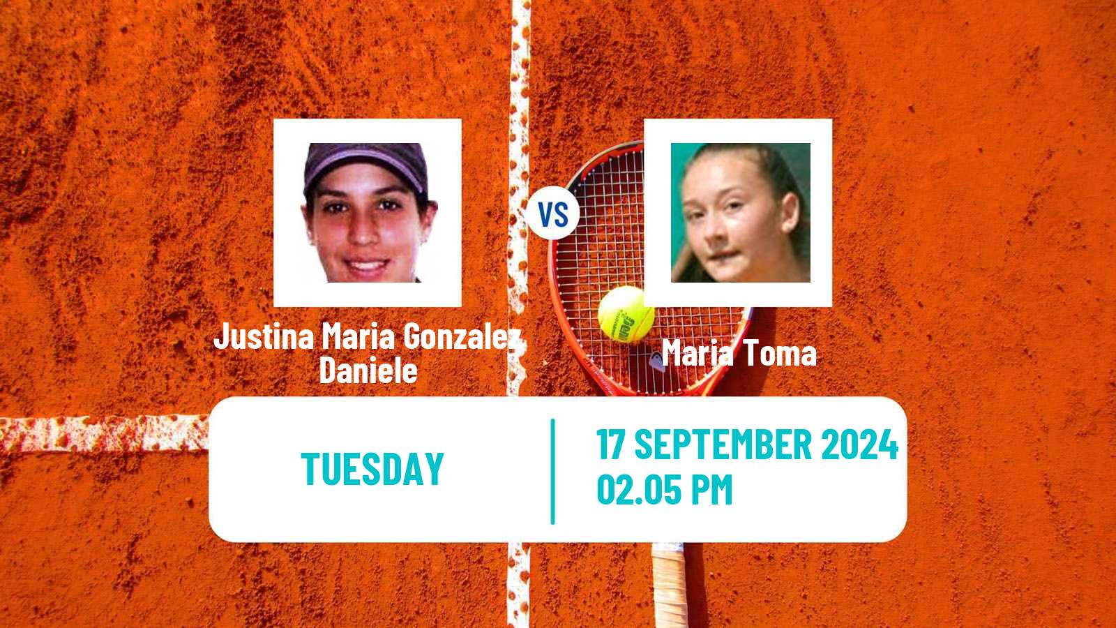 Tennis ITF W50 San Miguel De Tucuman Women Justina Maria Gonzalez Daniele - Maria Toma