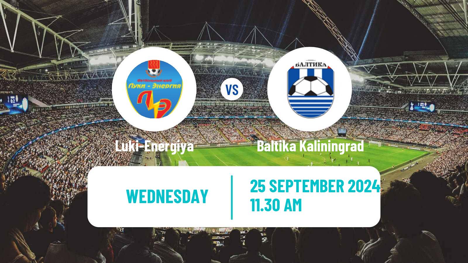 Soccer Russian Cup Luki-Energiya - Baltika Kaliningrad