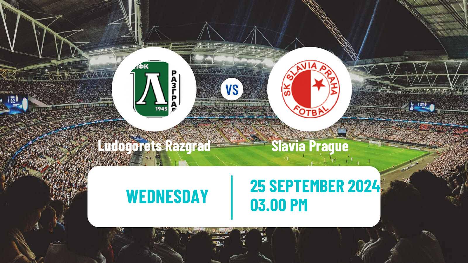 Soccer UEFA Europa League Ludogorets Razgrad - Slavia Prague