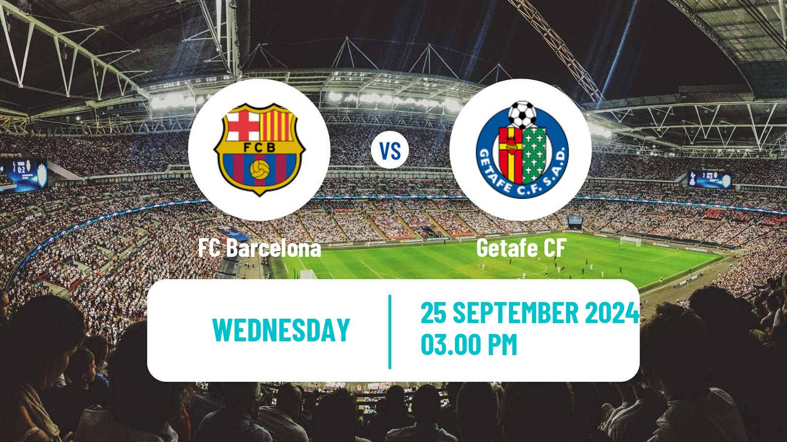 Soccer Spanish LaLiga Barcelona - Getafe