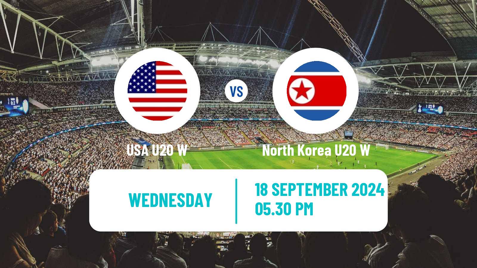 Soccer World Cup U20 Women USA U20 W - North Korea U20 W