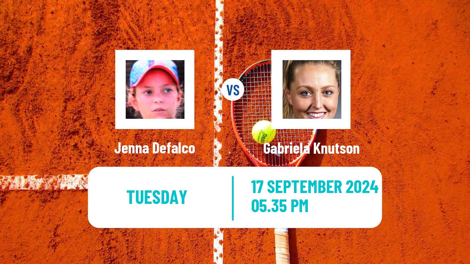 Tennis ITF W35 San Rafael Women Jenna Defalco - Gabriela Knutson