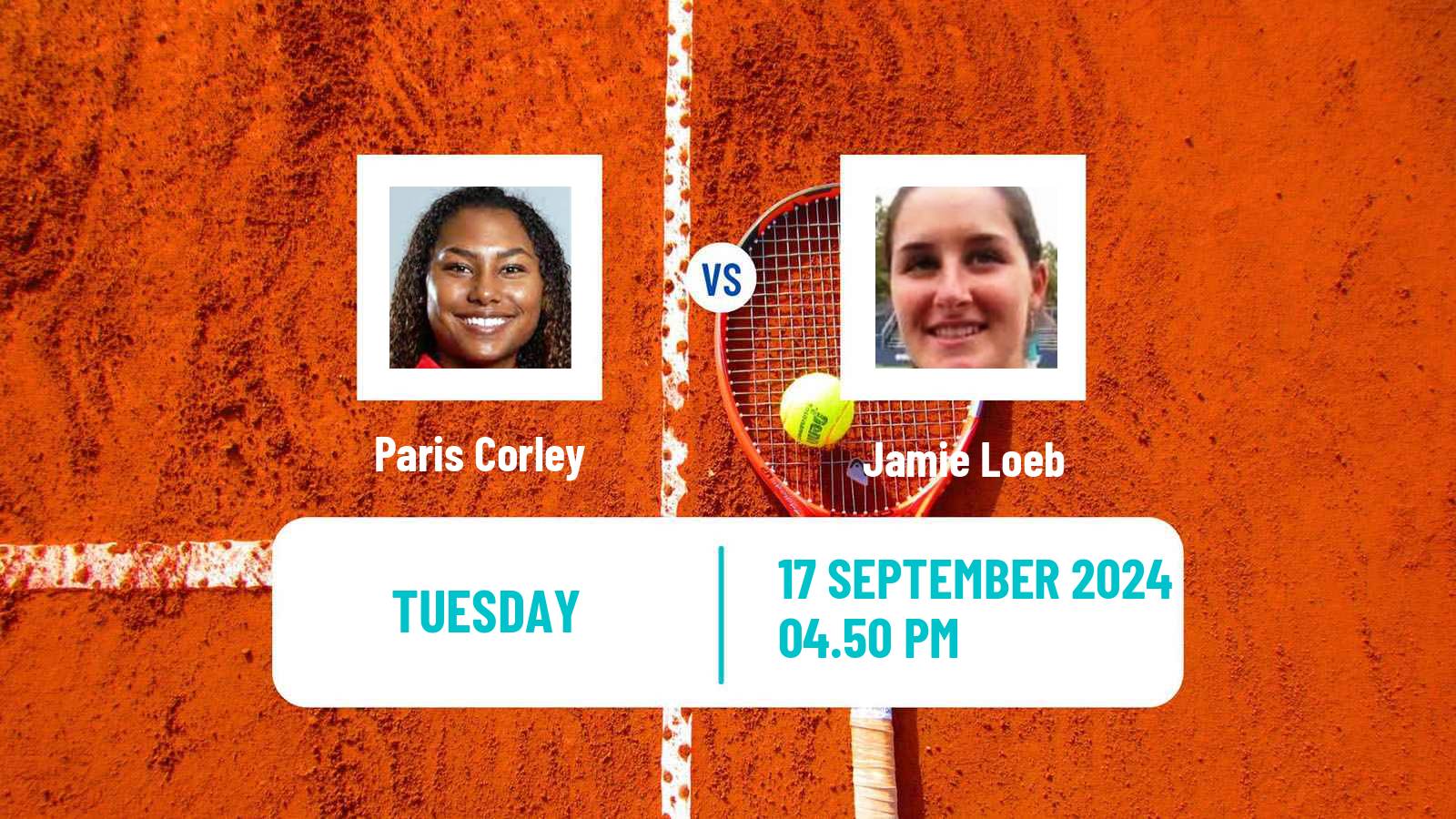 Tennis ITF W35 San Rafael Women Paris Corley - Jamie Loeb