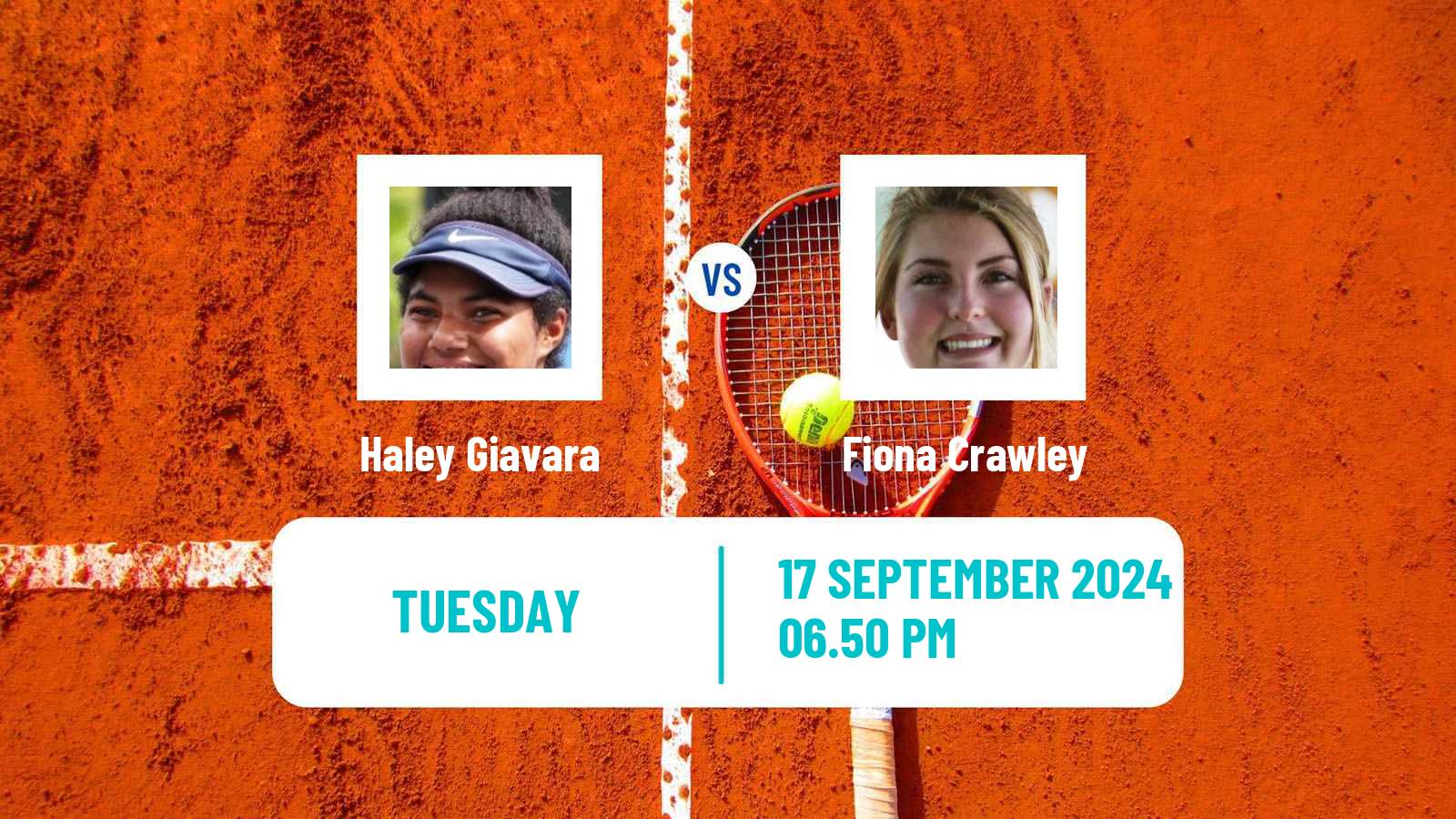 Tennis ITF W35 San Rafael Women Haley Giavara - Fiona Crawley