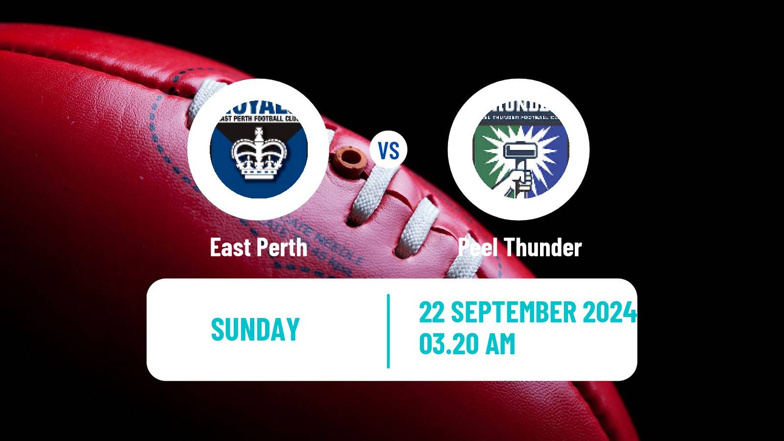 Aussie rules WAFL East Perth - Peel Thunder