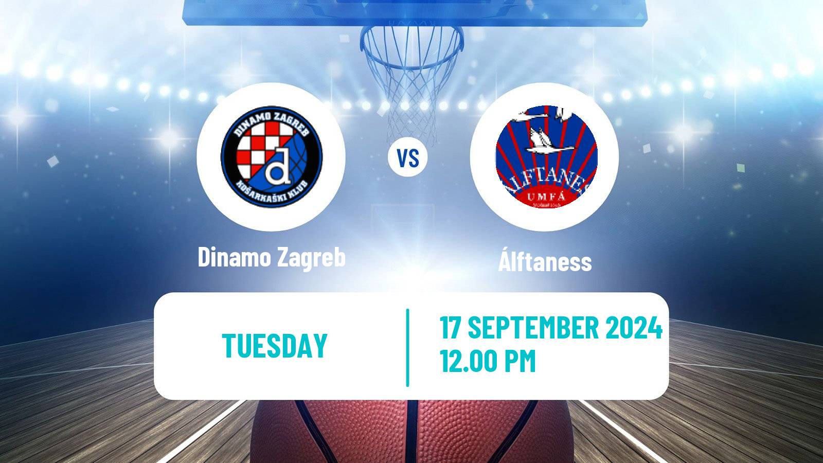 Basketball Club Friendly Basketball Dinamo Zagreb - Álftaness