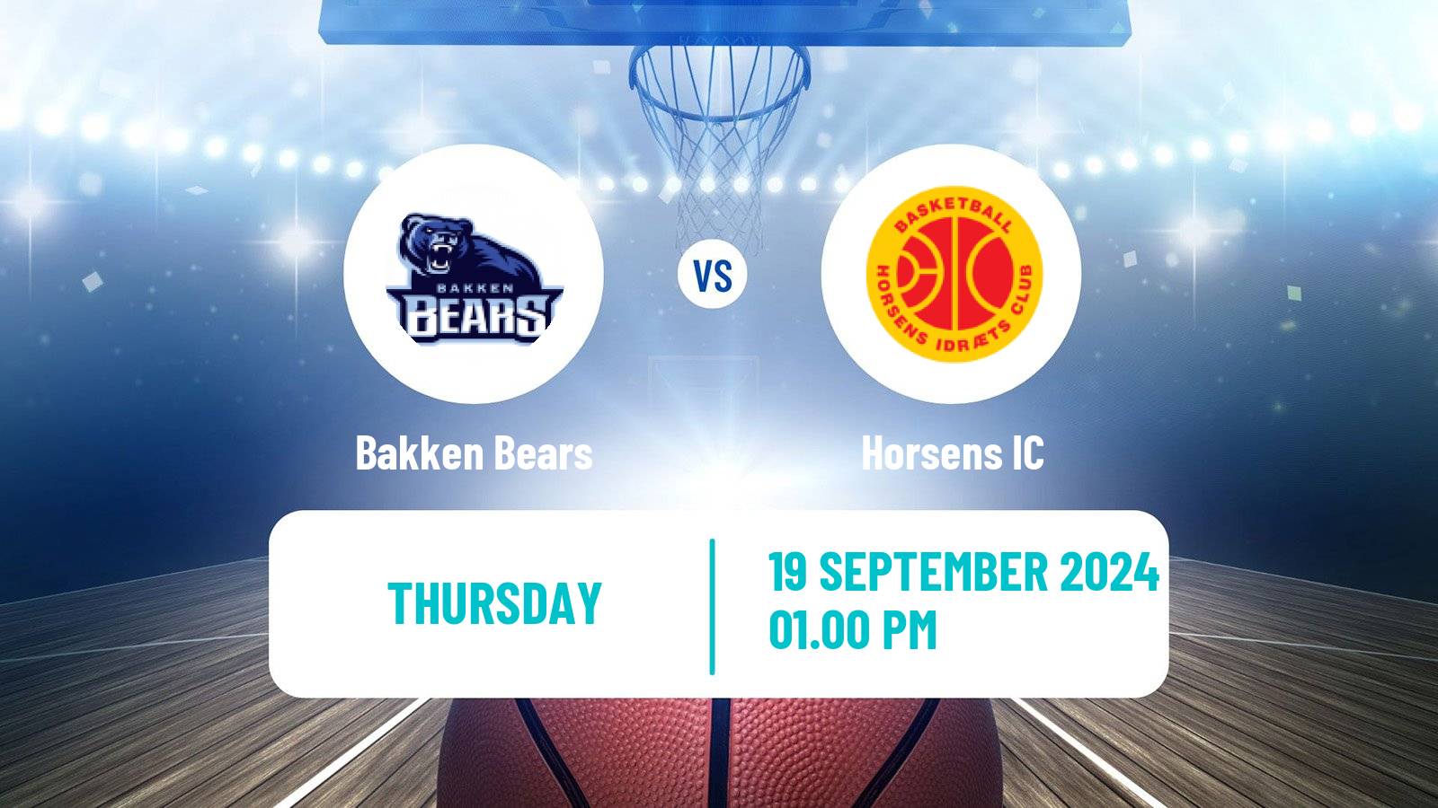 Basketball Danish Basketligaen Bakken Bears - Horsens