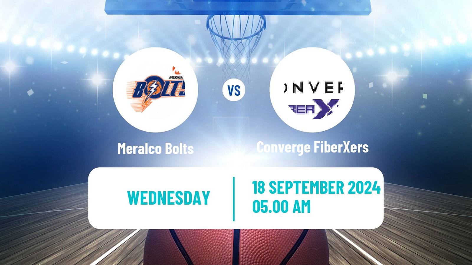 Basketball Philippines - Governors Cup Meralco Bolts - Converge FiberXers