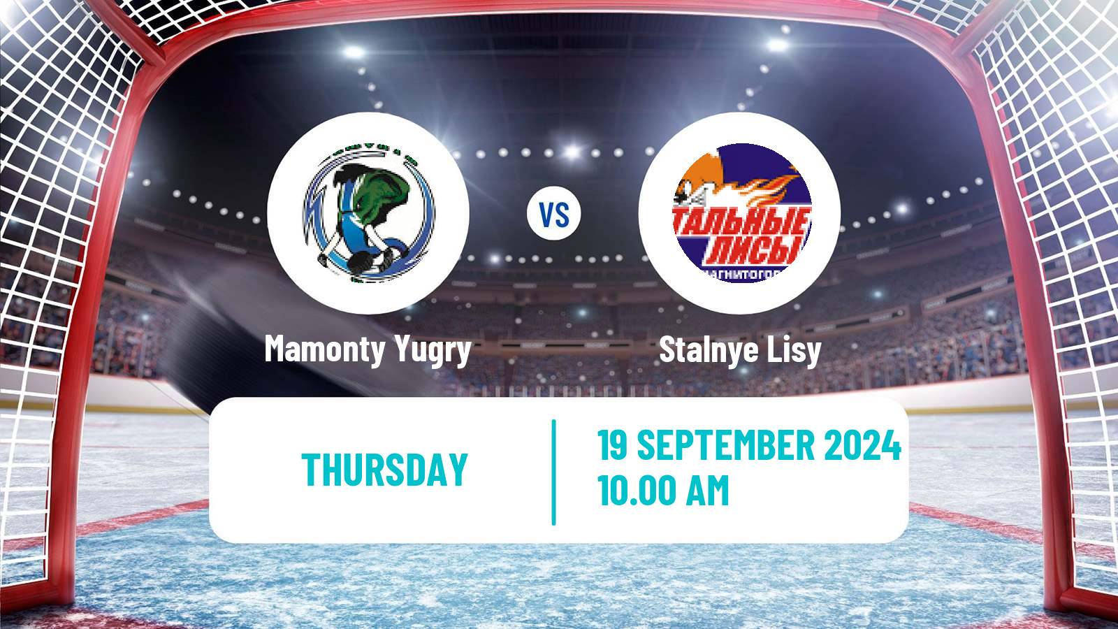 Hockey MHL Mamonty Yugry - Stalnye Lisy