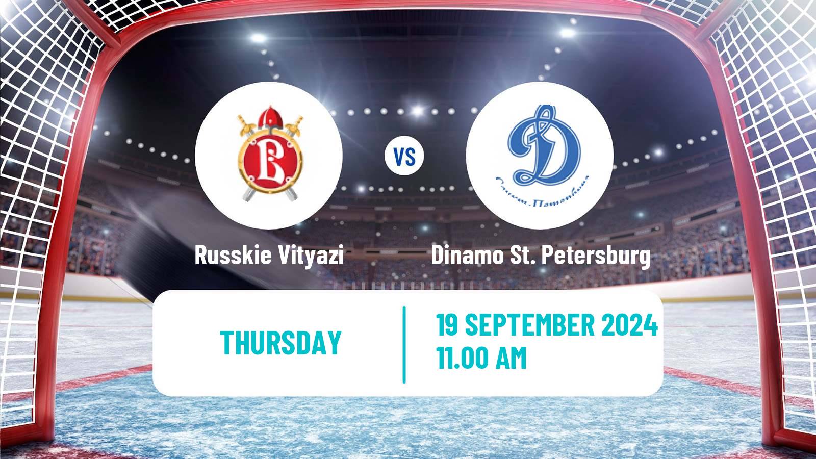 Hockey MHL Russkie Vityazi - Dinamo St. Petersburg