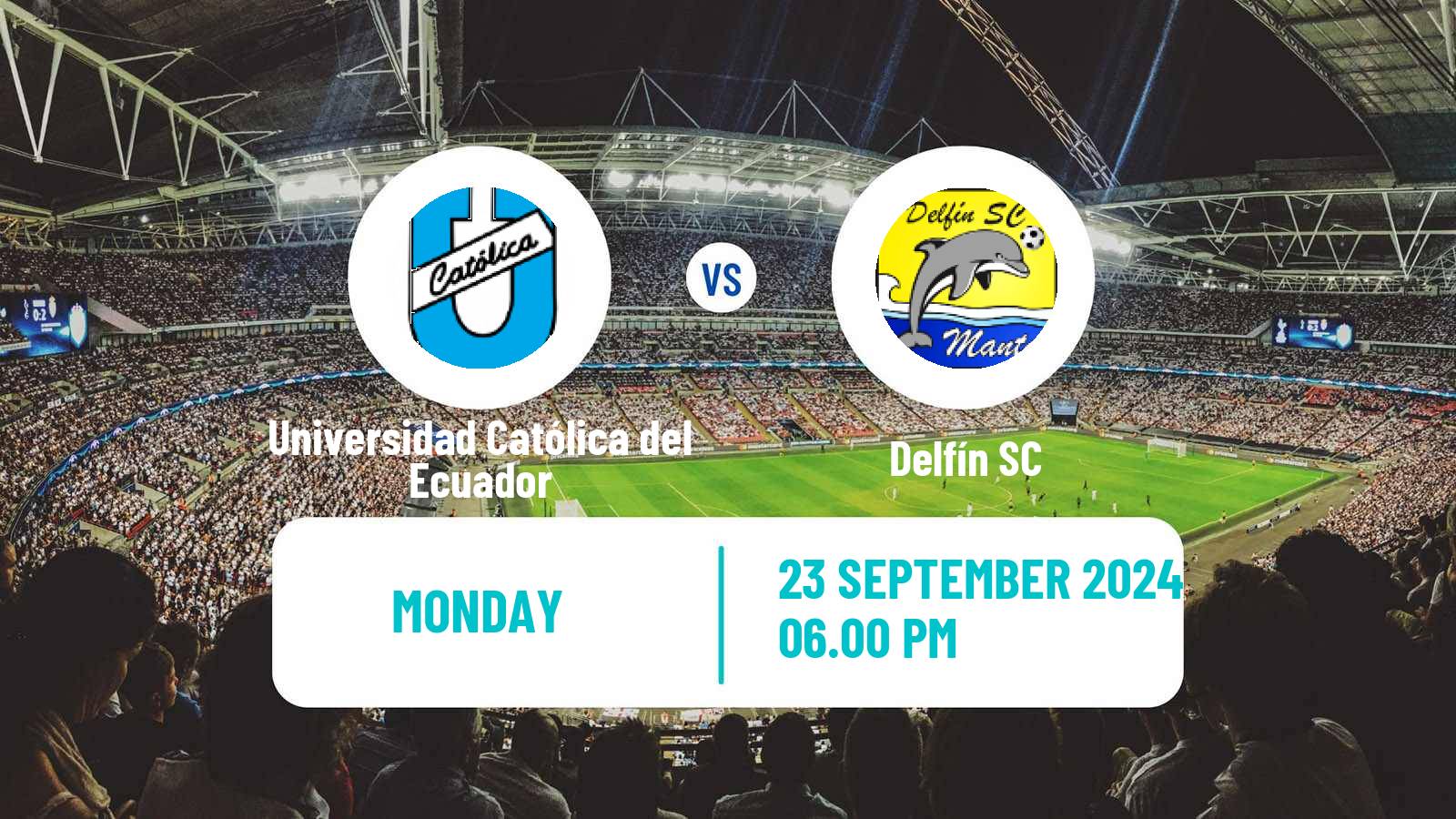 Soccer Ecuadorian Liga Pro Universidad Católica del Ecuador - Delfín