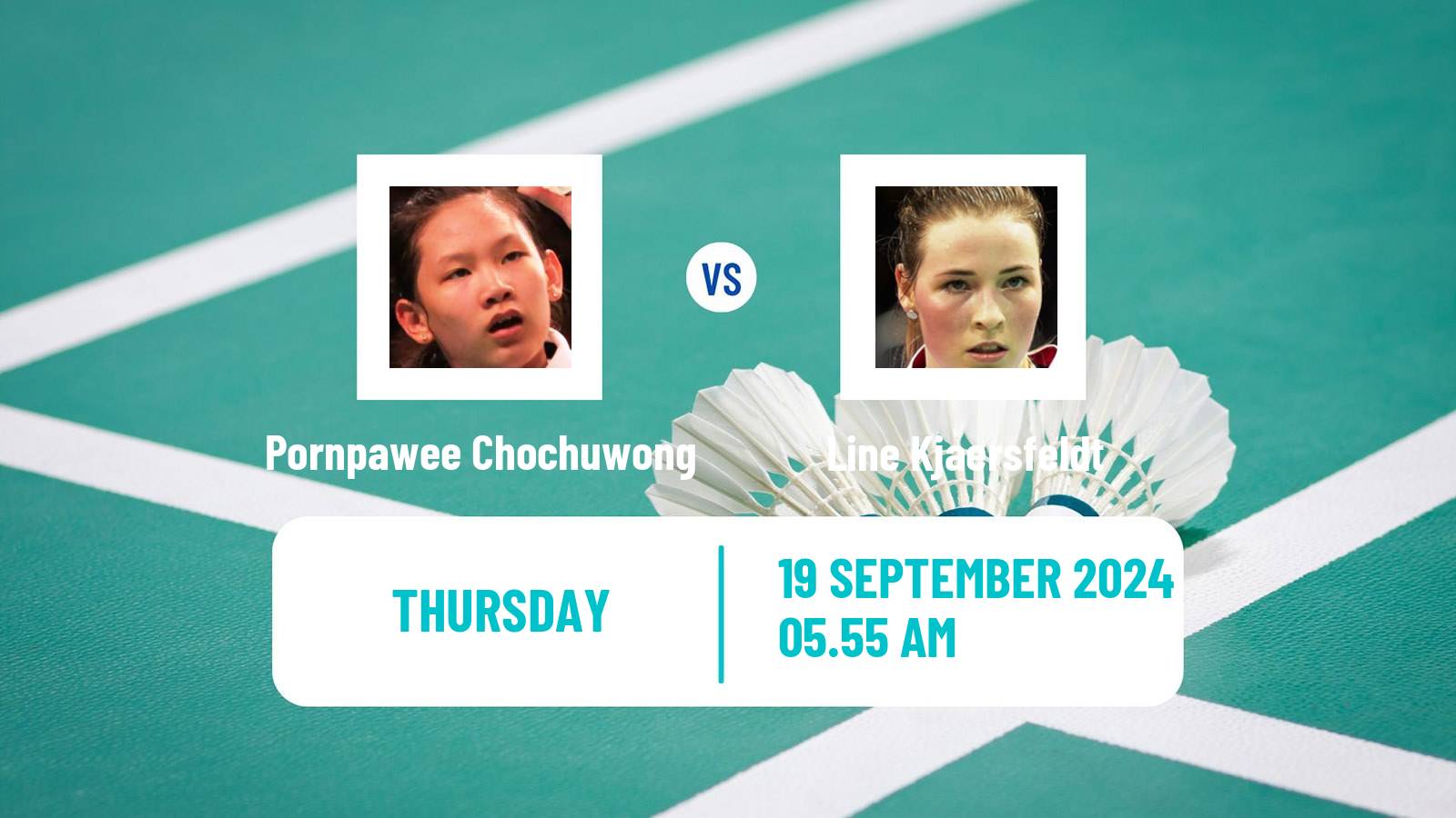 Badminton BWF World Tour Victor China Open Women Pornpawee Chochuwong - Line Kjaersfeldt