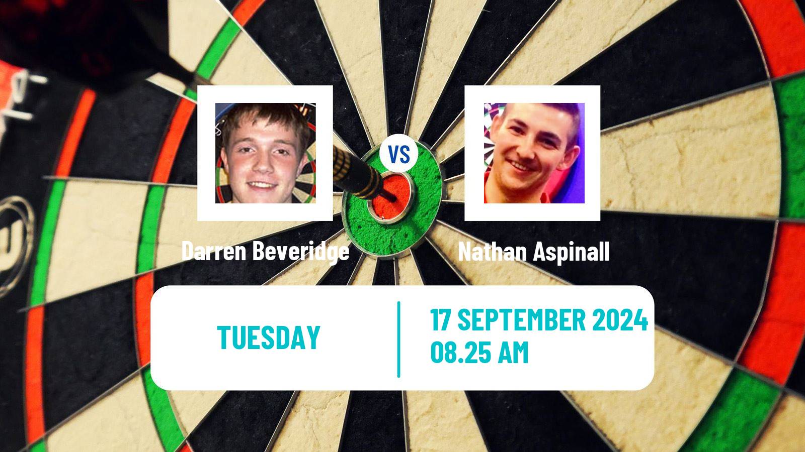 Darts Players Championship 20 Darren Beveridge - Nathan Aspinall