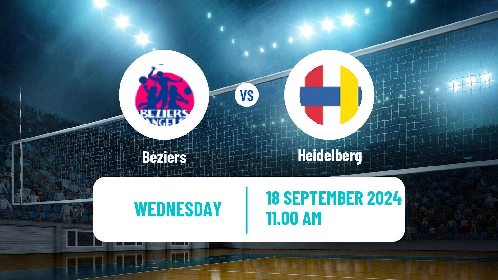 Volleyball CEV Challenge Cup Women Béziers - Heidelberg