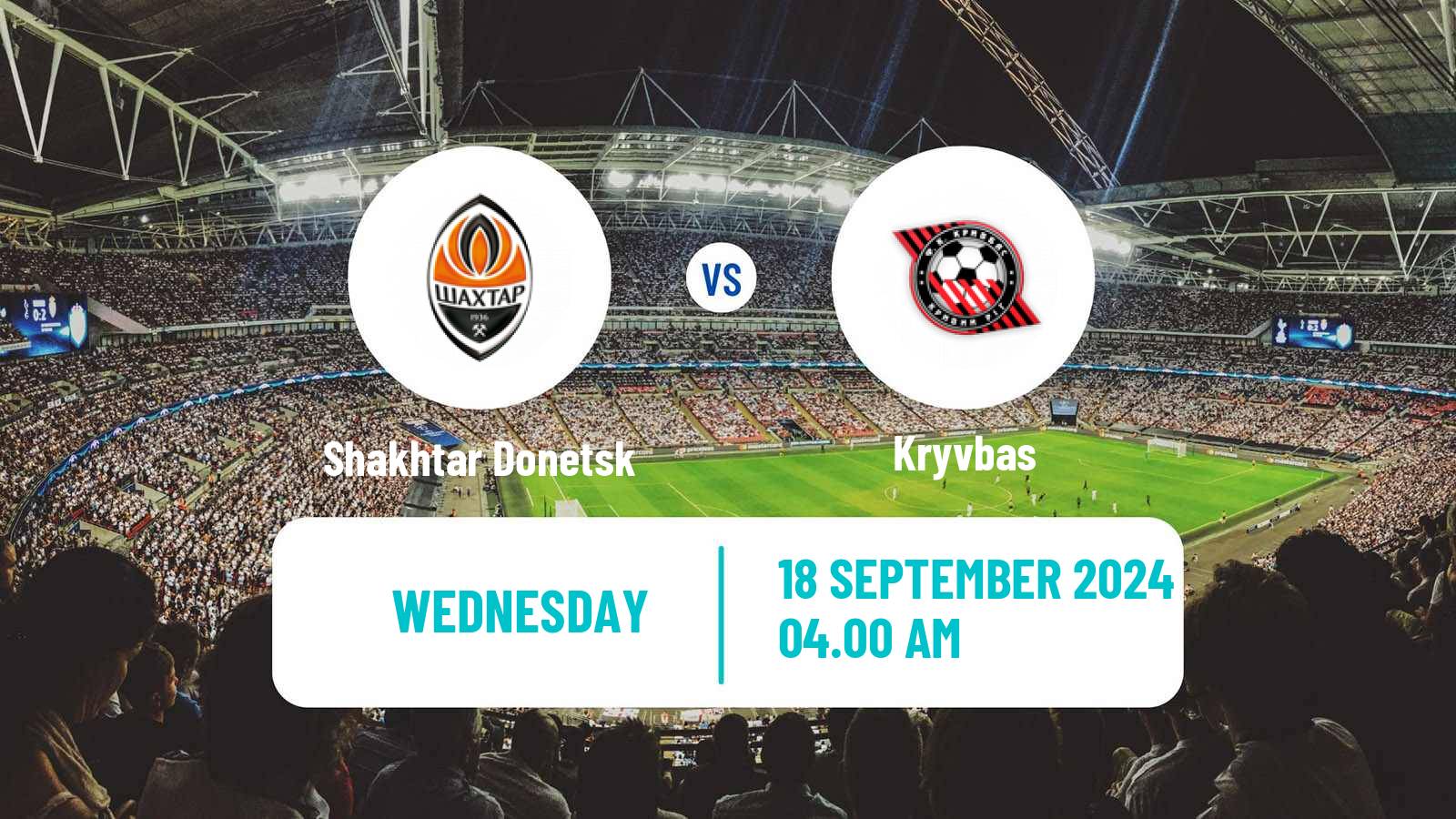 Soccer Ukranian Championship Women Shakhtar Donetsk - Kryvbas