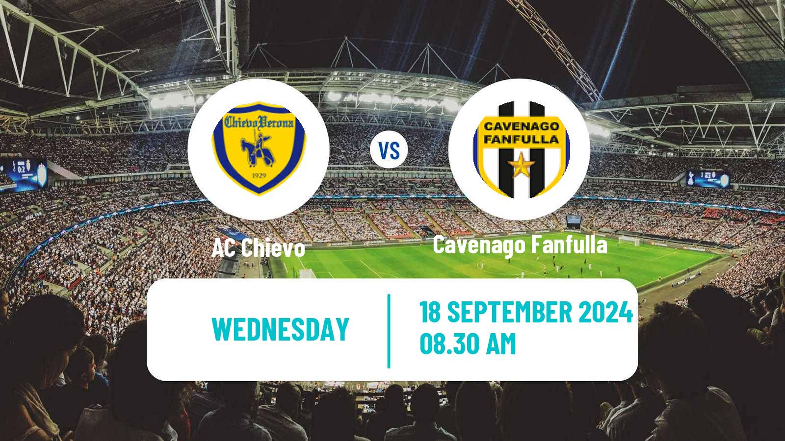 Soccer Italian Serie D - Group B Chievo - Cavenago Fanfulla