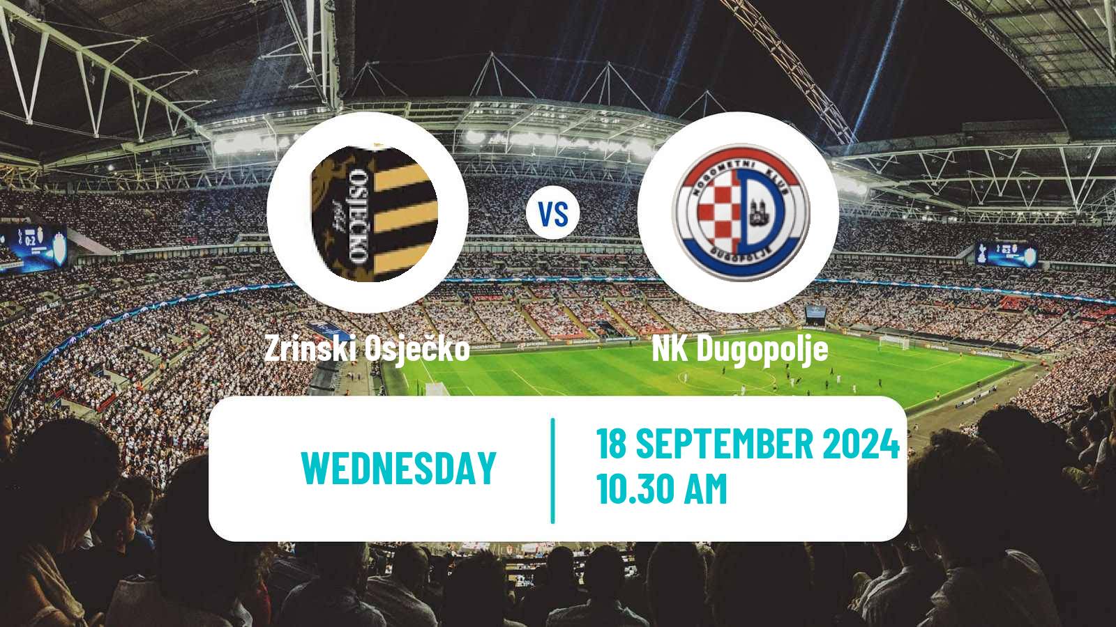 Soccer Croatian Prva NL Zrinski Osječko - Dugopolje