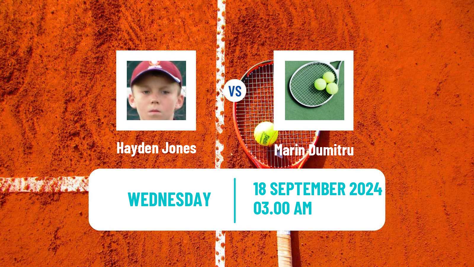 Tennis ITF M25 Darwin 3 Men 2024 Hayden Jones - Marin Dumitru