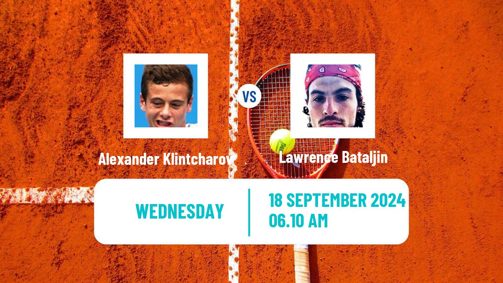 Tennis ITF M25 Darwin 3 Men 2024 Alexander Klintcharov - Lawrence Bataljin