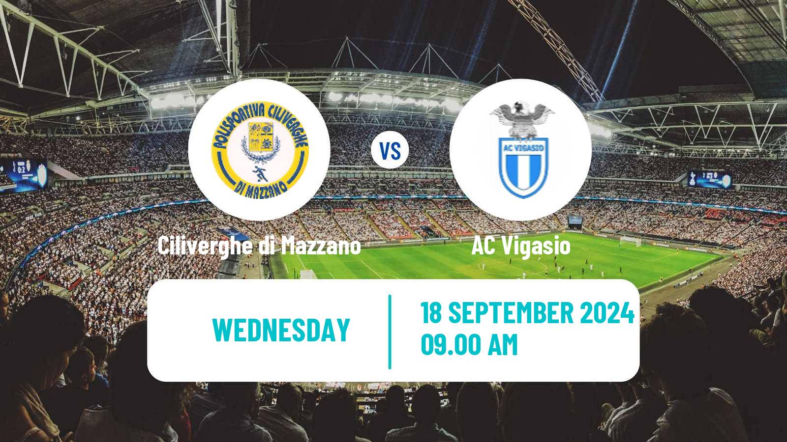 Soccer Italian Serie D - Group B Ciliverghe di Mazzano - Vigasio