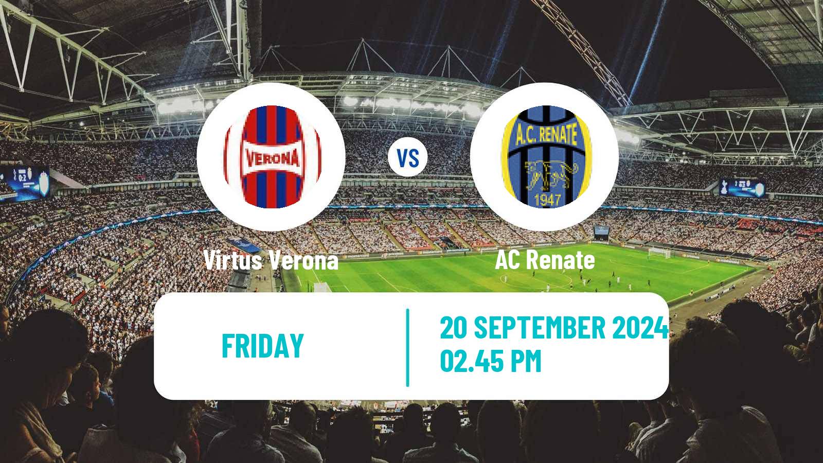 Soccer Italian Serie C Group A Virtus Verona - Renate