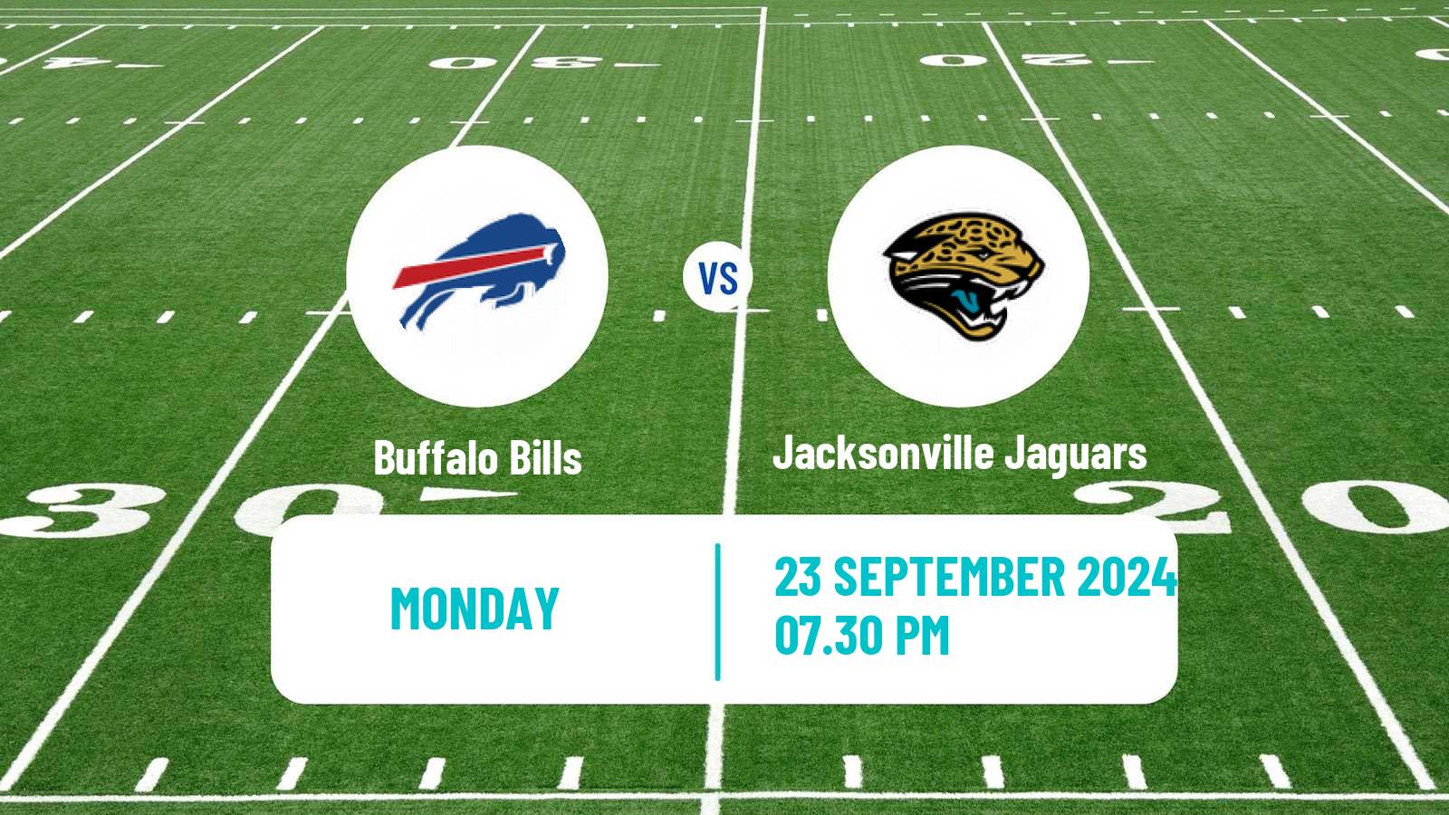 American football NFL Buffalo Bills - Jacksonville Jaguars