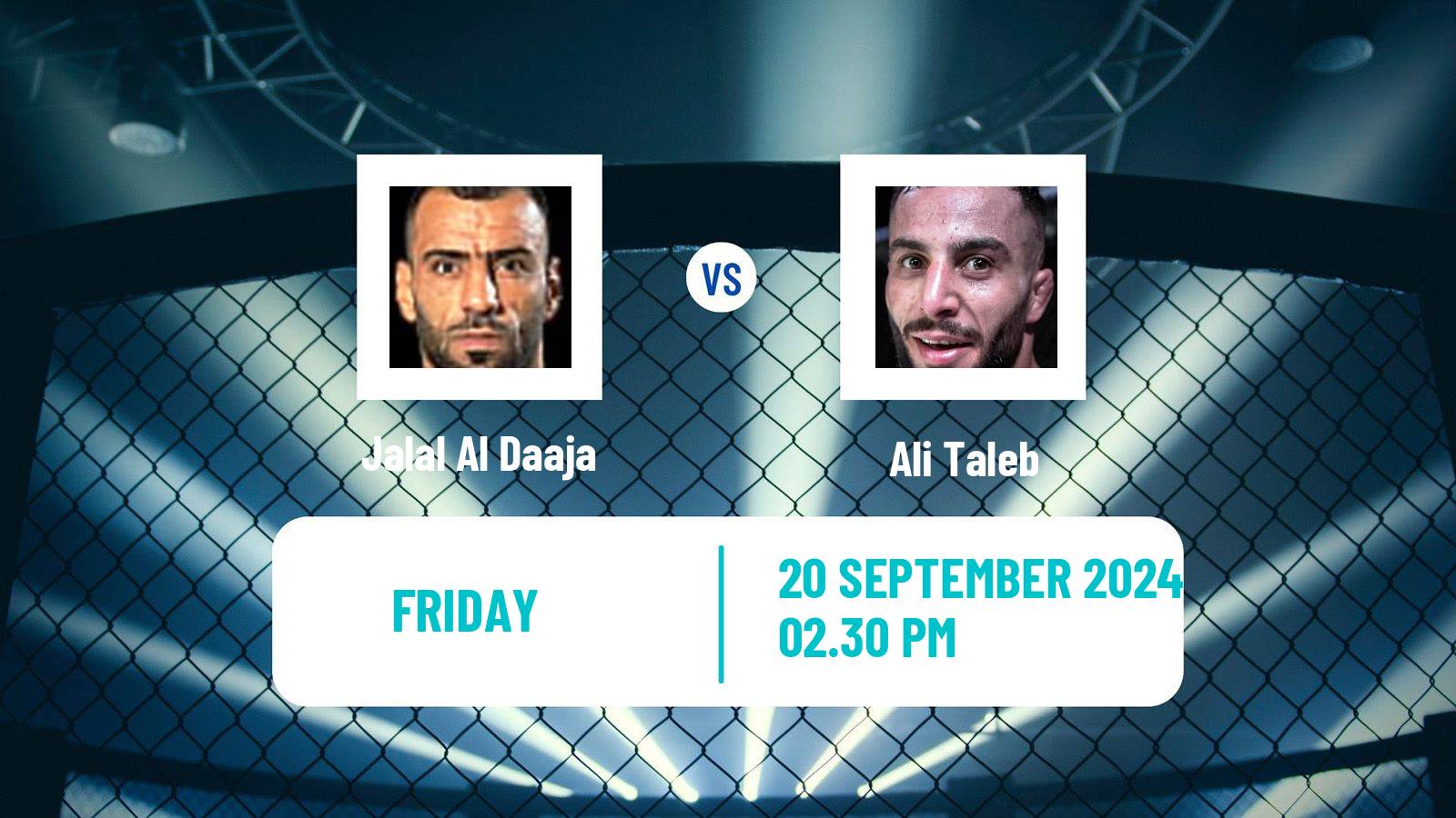 MMA Bantamweight Pfl Men Jalal Al Daaja - Ali Taleb