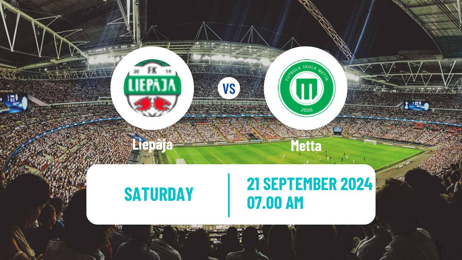 Soccer Latvian 1 Liga Women Liepāja - Metta