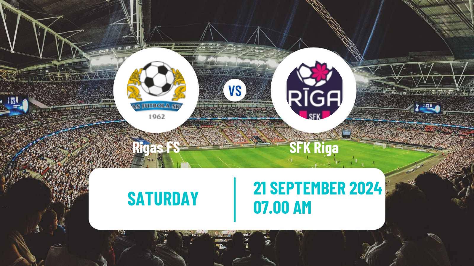 Soccer Latvian 1 Liga Women Rīgas FS - SFK Riga