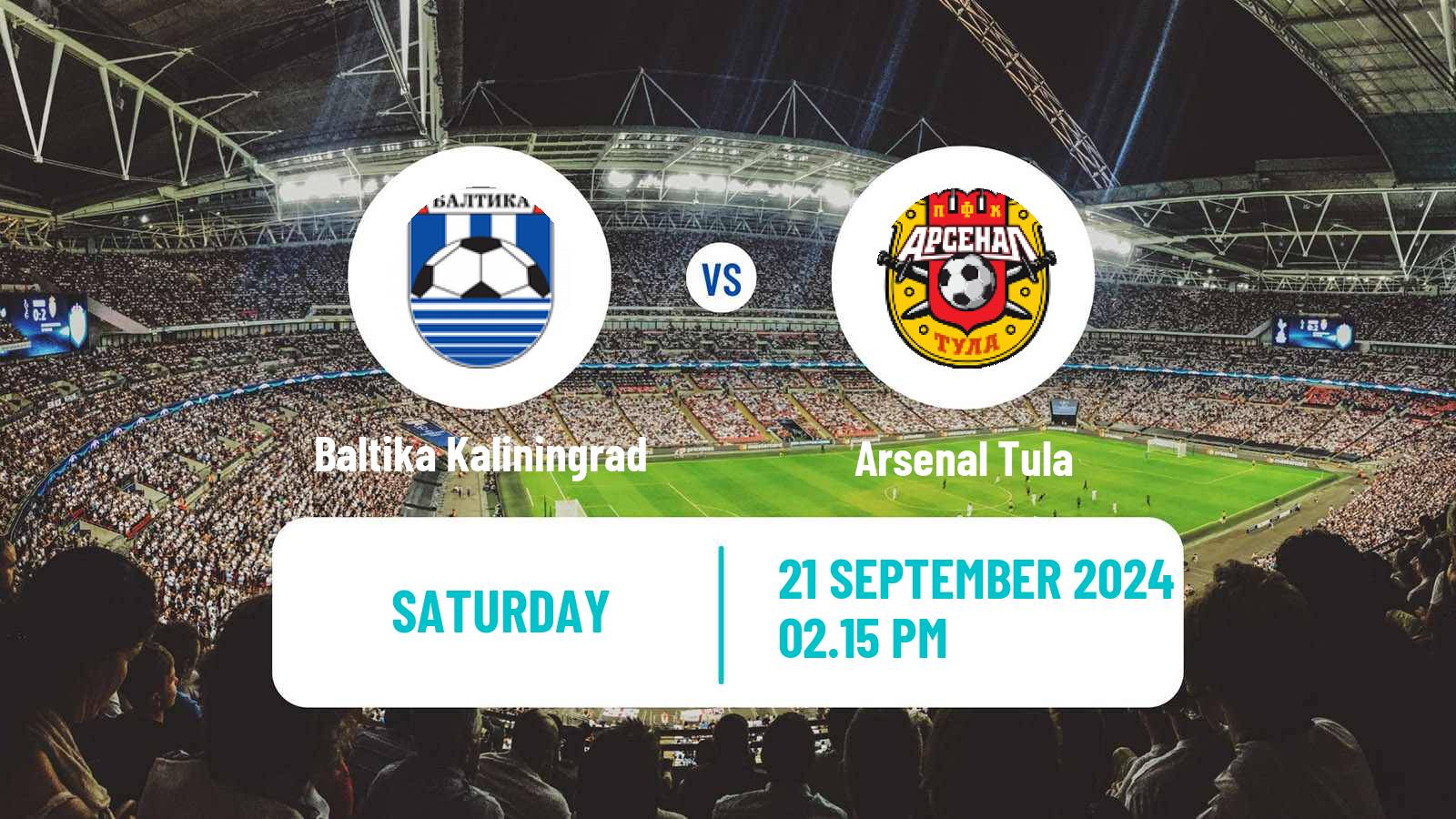 Soccer Russian FNL Baltika Kaliningrad - Arsenal Tula