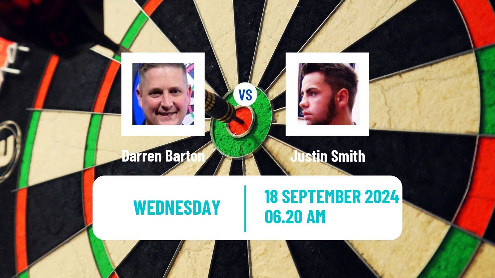 Darts Modus Super Series Darren Barton - Justin Smith