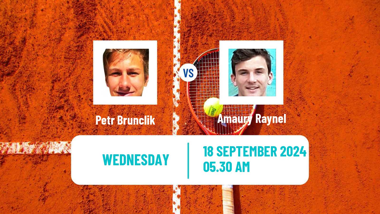 Tennis ITF M15 Pardubice Men 2024 Petr Brunclik - Amaury Raynel