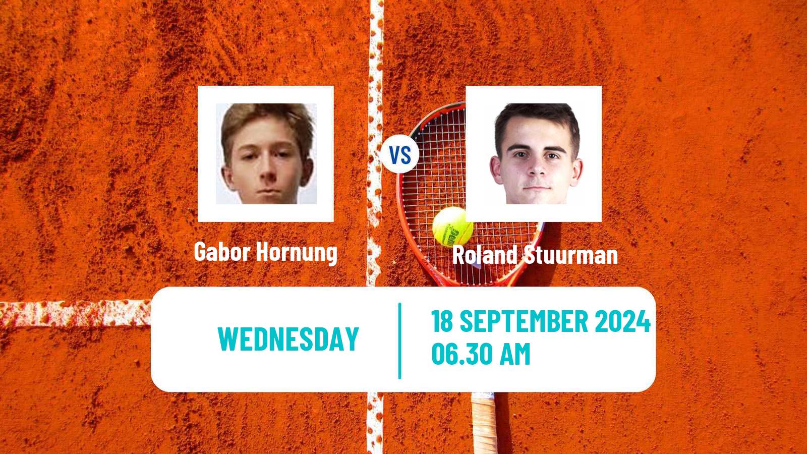 Tennis ITF M15 Sharm Elsheikh 10 Men 2024 Gabor Hornung - Roland Stuurman