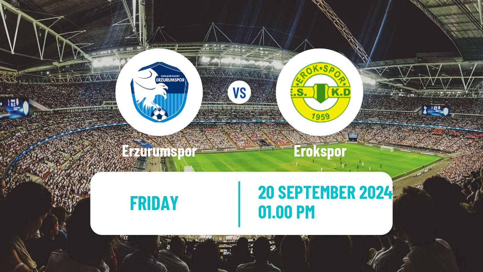 Soccer Turkish First League Erzurumspor - Erokspor