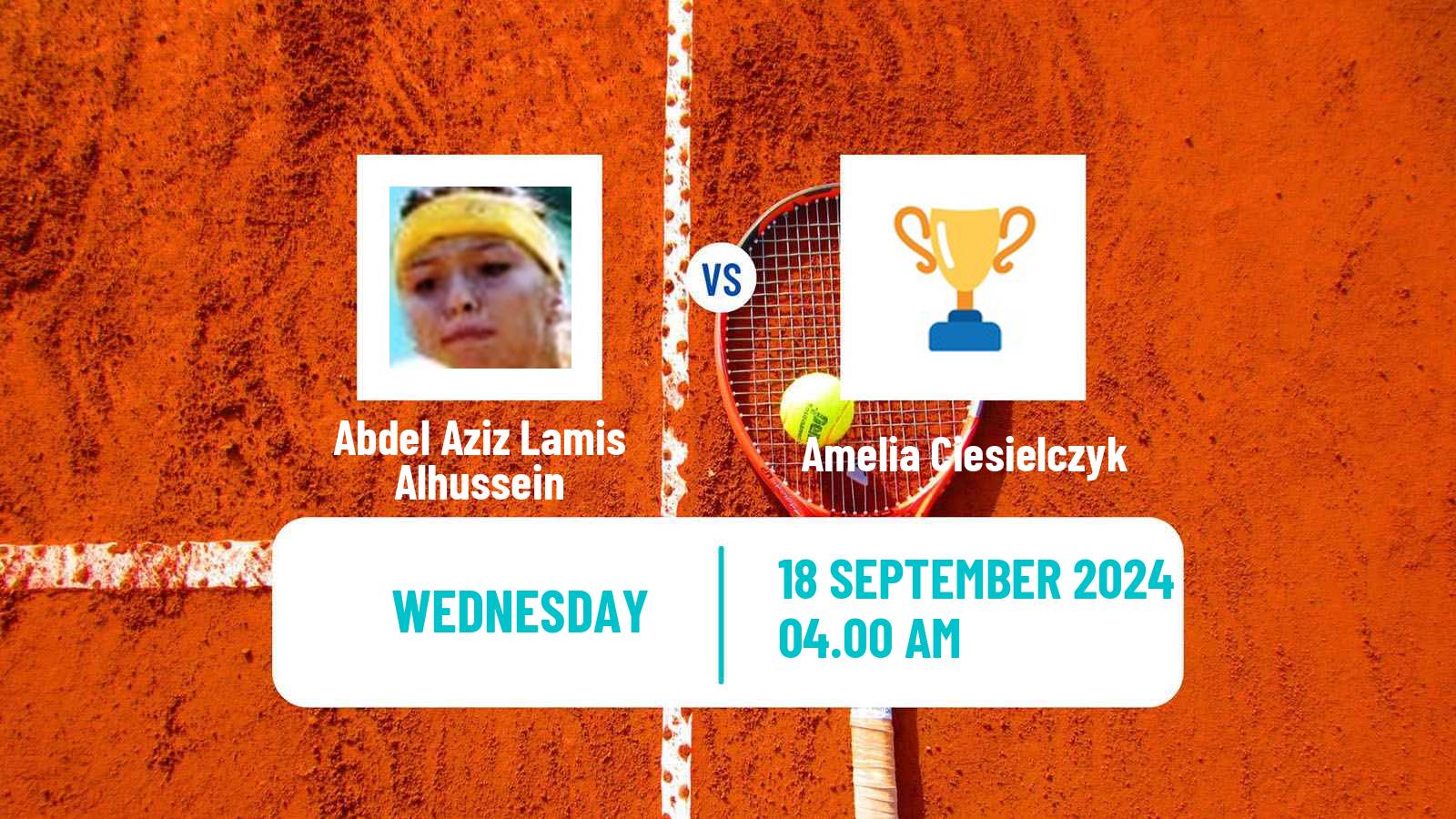 Tennis ITF W15 Sharm Elsheikh 10 Women Abdel Aziz Lamis Alhussein - Amelia Ciesielczyk