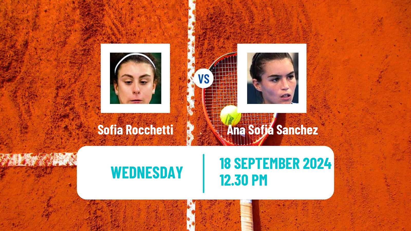 Tennis ITF W50 San Miguel De Tucuman Women Sofia Rocchetti - Ana Sofia Sanchez