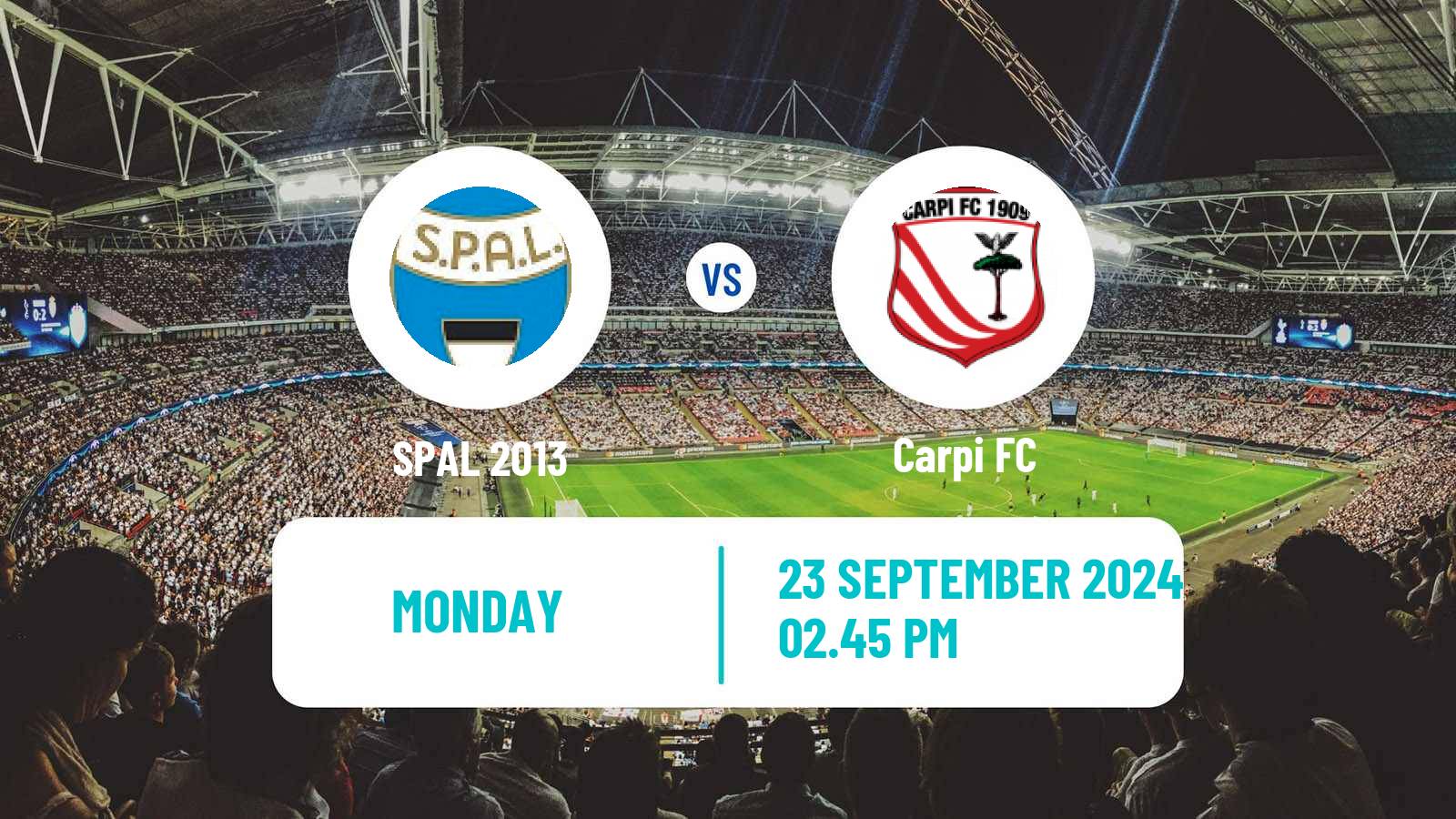 Soccer Italian Serie C Group B SPAL - Carpi