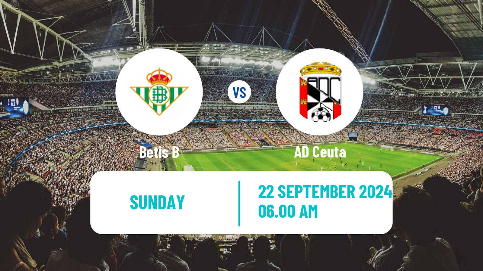 Soccer Spanish Primera RFEF Group 2 Betis B - Ceuta