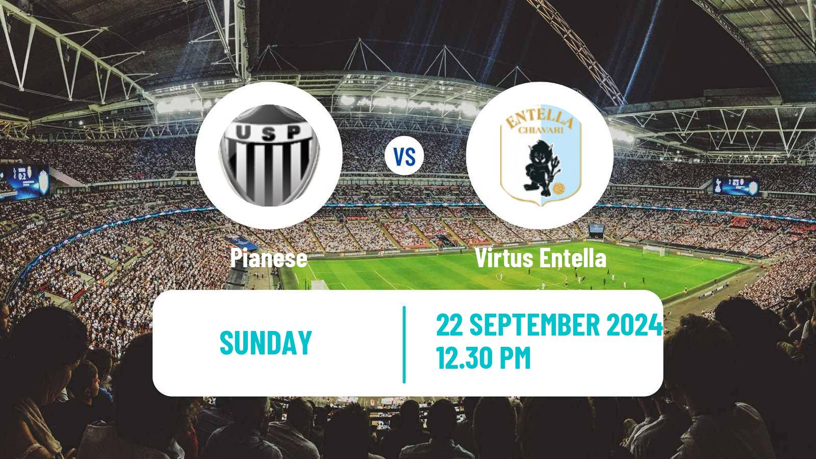 Soccer Italian Serie C Group B Pianese - Virtus Entella