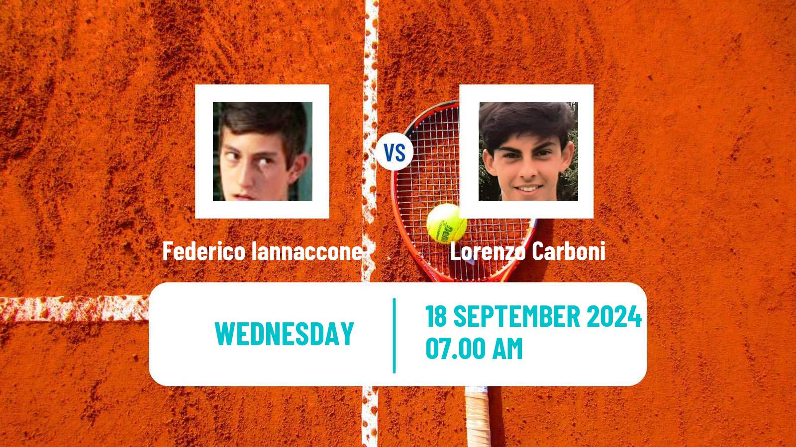 Tennis ITF M25 Santa Margherita Di Pula 7 Men Federico Iannaccone - Lorenzo Carboni