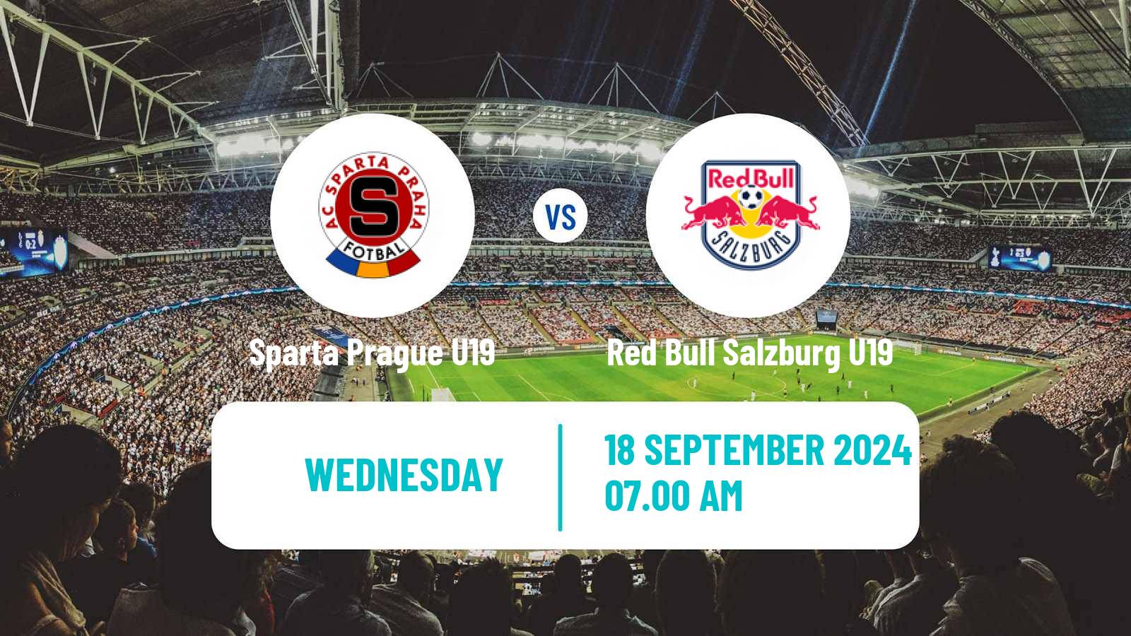 Soccer UEFA Youth League Sparta Prague U19 - Red Bull Salzburg U19