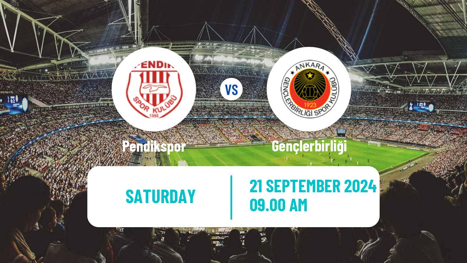 Soccer Turkish First League Pendikspor - Gençlerbirliği