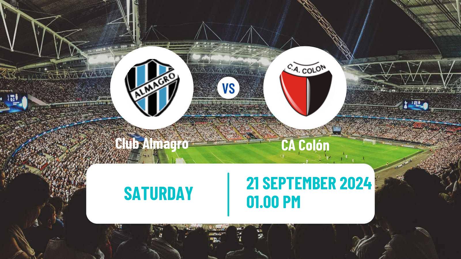 Soccer Argentinian Primera Nacional Club Almagro - Colón